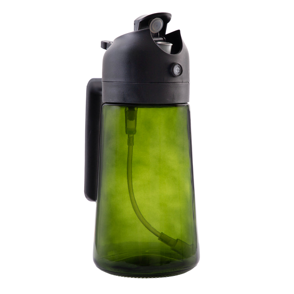 Appetito Dual Function Oil Sprayer & Pourer With Green Glass