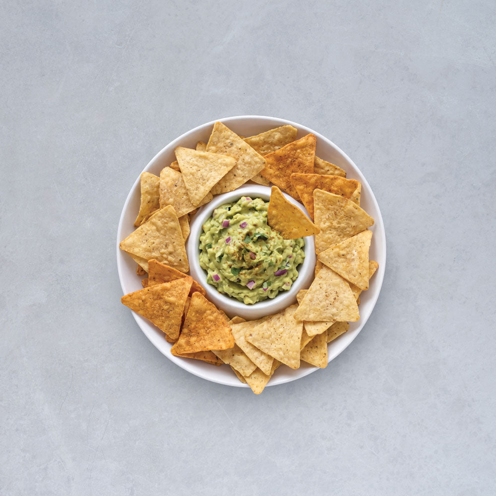Wilkie Brothers White Round Chip & Dip Bowl