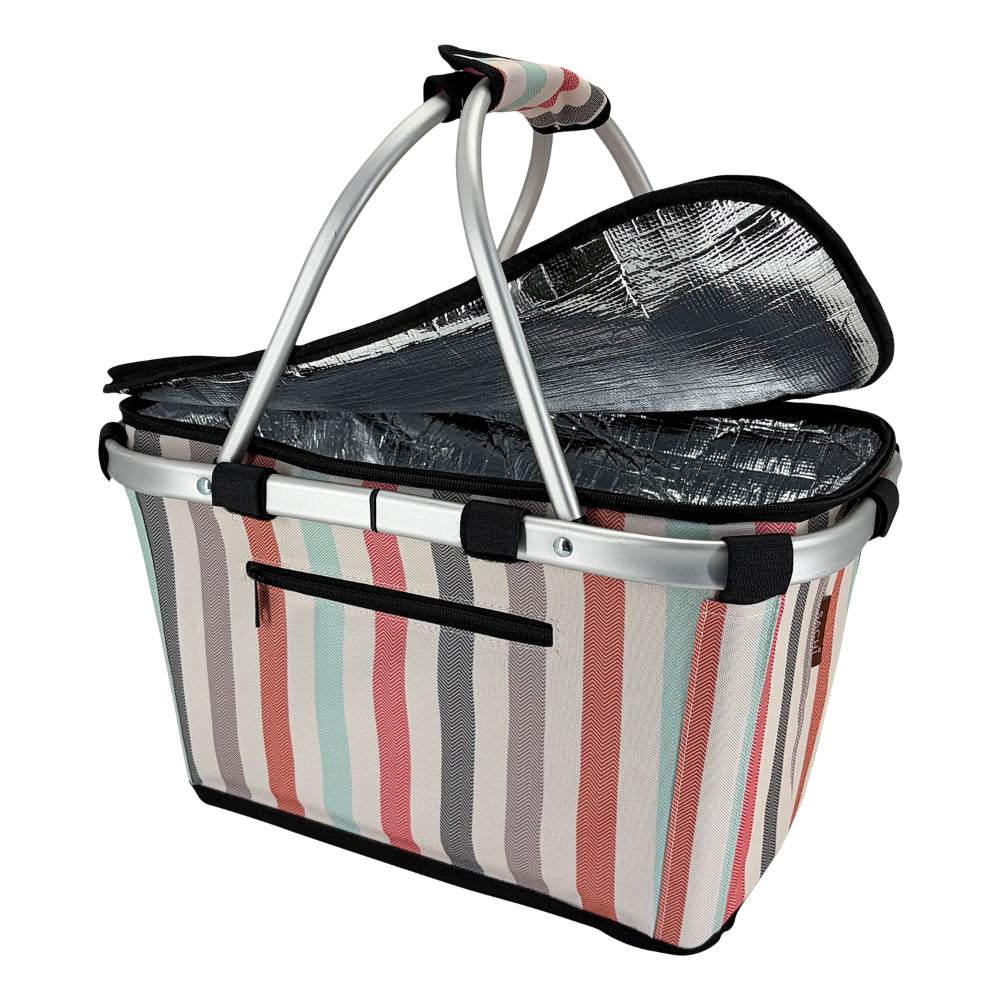 Sachi Insulated Carry Basket With Lid