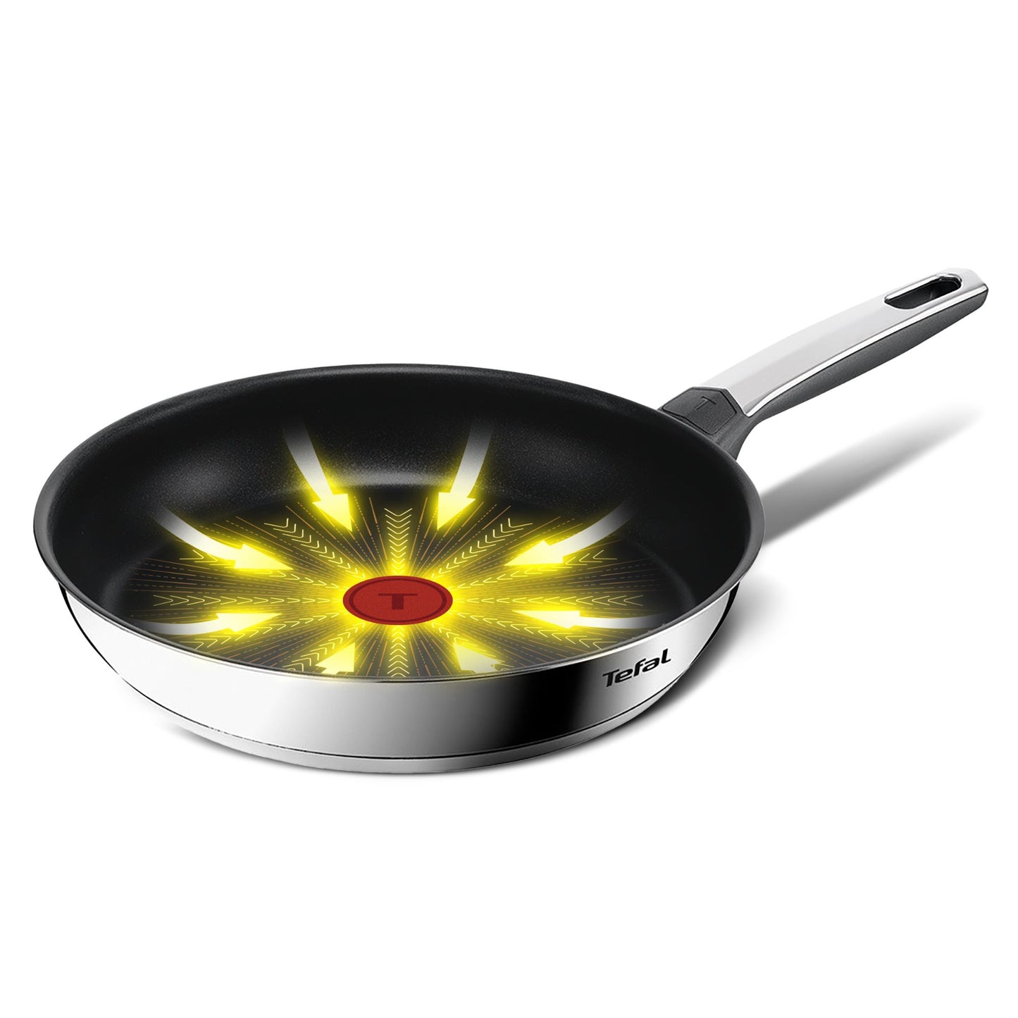 Tefal Emotion+ Flavors Induction Stainless Steel Oil Concentrating Non-Stick Frypan 28cm