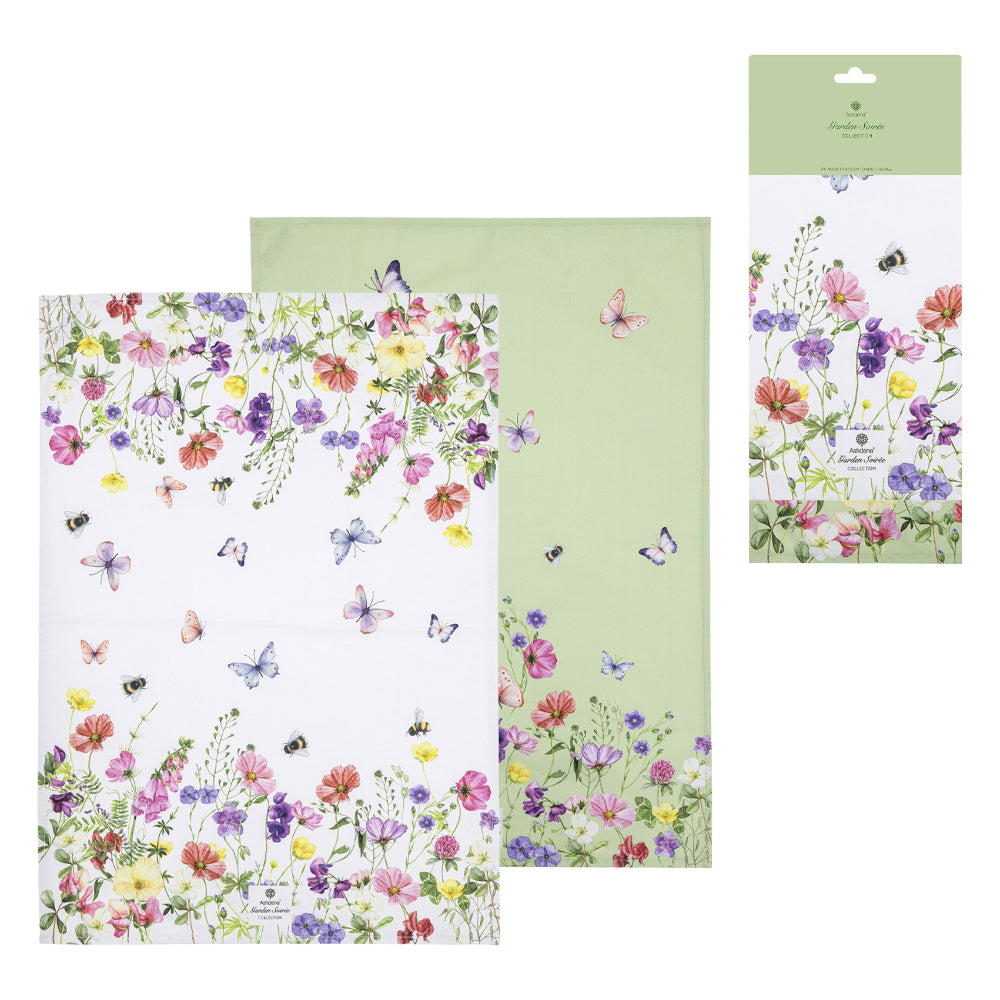 Ashdene Garden Soiree Set of 2 Kitchen Towels