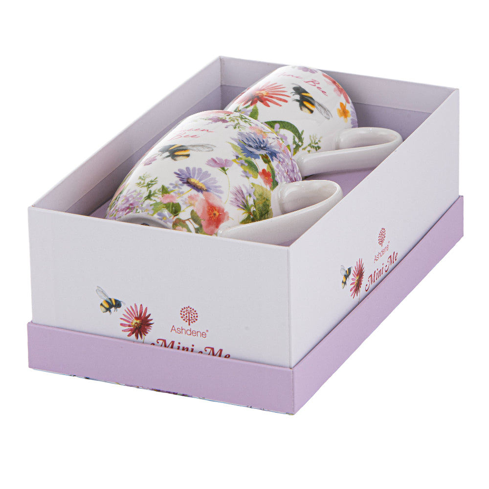 Ashdene Mini Me Queen & Mini Bee 2 Piece Mug Gift Set