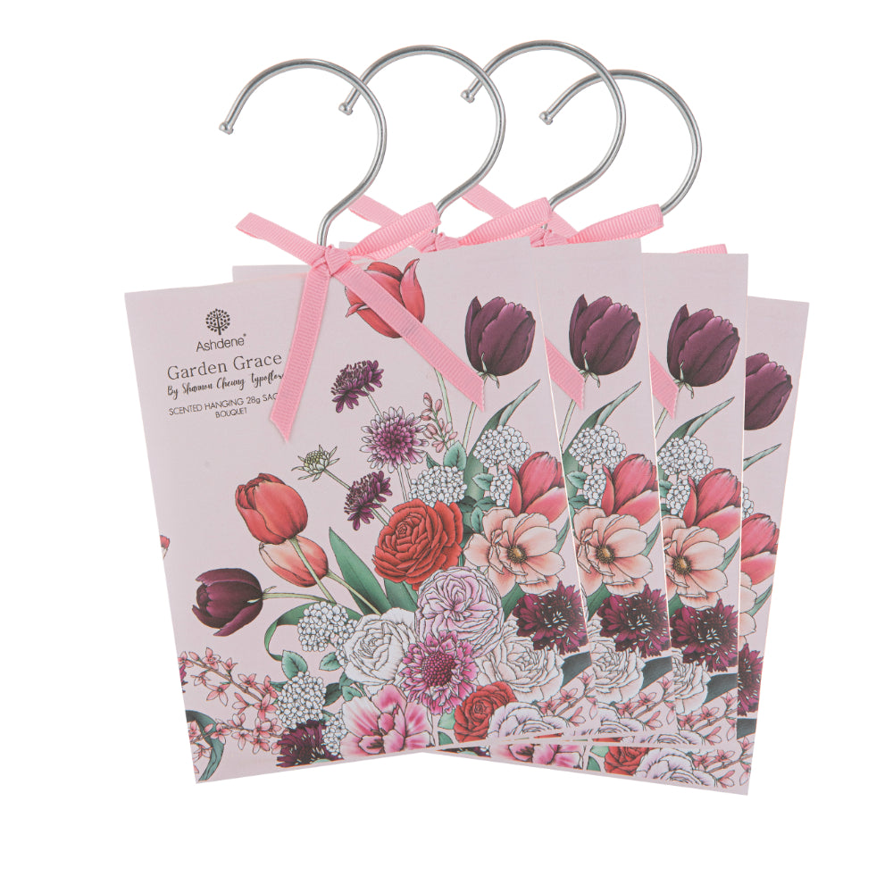 Ashdene Garden Grace Set of 4 Hang Sachets