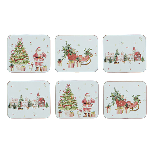 Ashdene Hollybrook Set Of 6 Coasters