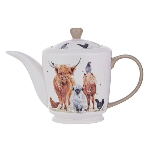 Ashdene Paddock Pals Infuser Teapot 900ml