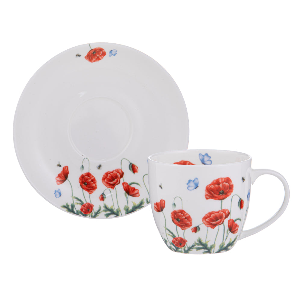 Ashdene Poppy Fields Cup & Saucer