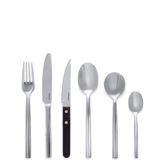 Salt & Pepper Monaco Cutlery Set with Steak Knives - 40 Piece