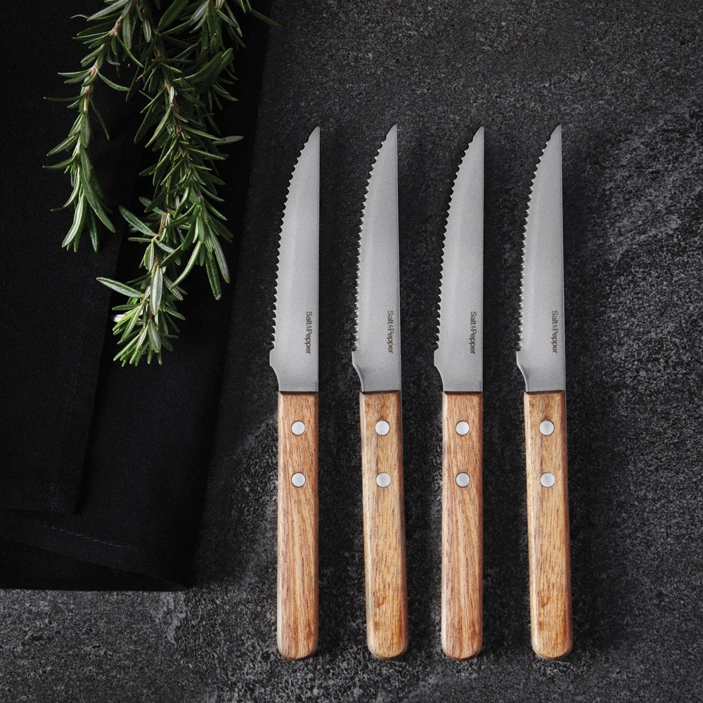 Salt & Pepper Industry Steak Knife - Set of 6