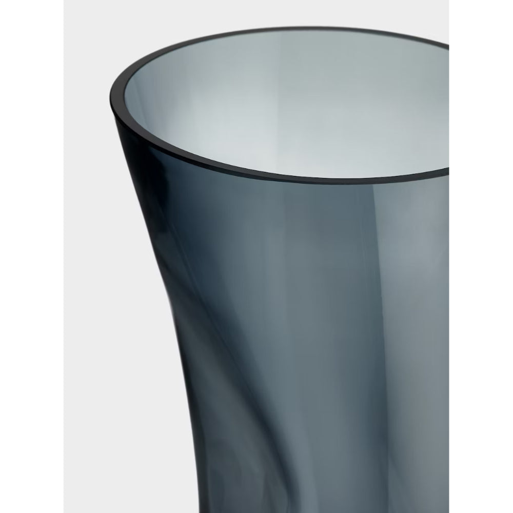 Orrefors Squeeze Vase Blue 34cm