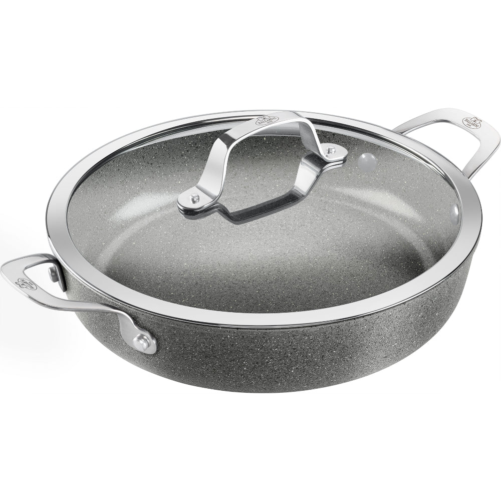 Ballarini Salina Ceramic Titanium Saute Pan With Lid 28cm