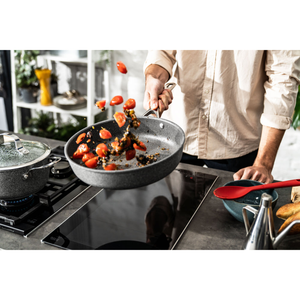Ballarini Salina Ceramic Titanium Serving Pan With Lid 28cm