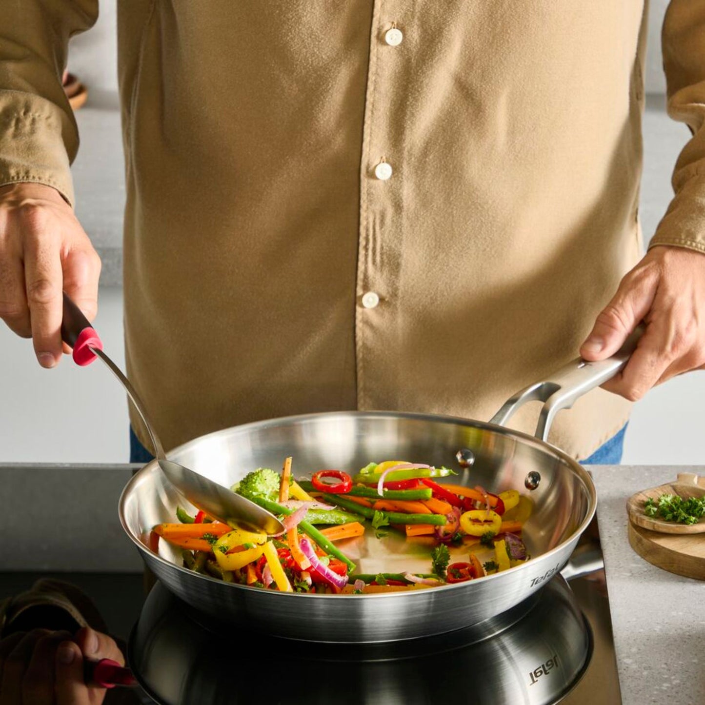 Tefal Extreme Induction Stainless Steel Frypan 28cm