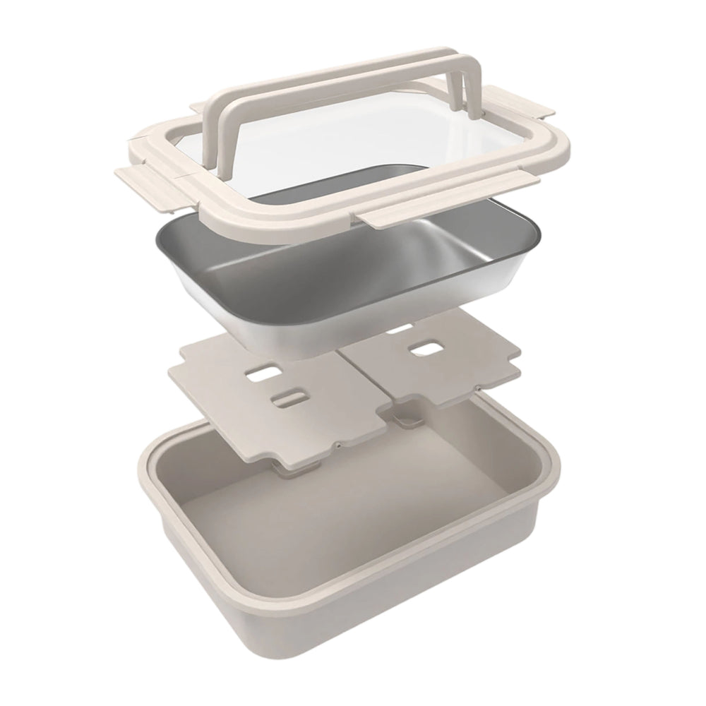 Alfresco Lane Chill & Carry Grazing Box 38 x 29 x 10cm  Mushroom Grey