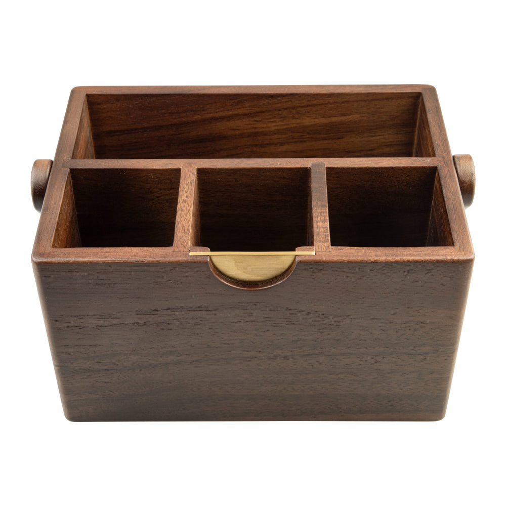 Alfresco Lane Acacia Wood Cutlery Caddy