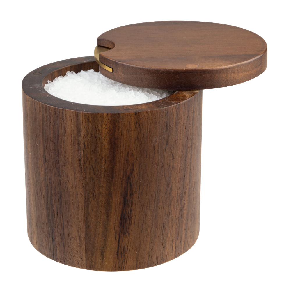 Alfresco Lane Acacia Wood Salt Cellar
