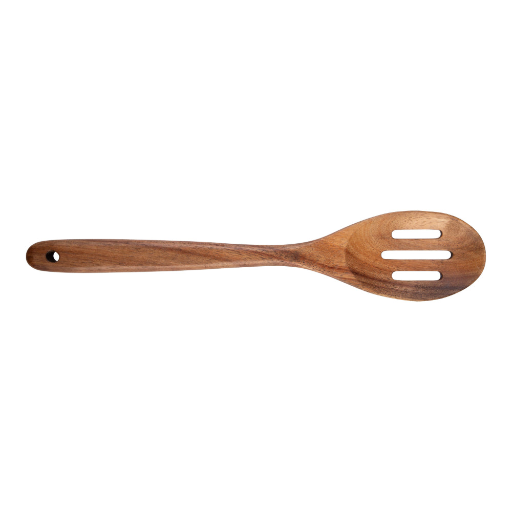 Alfresco Lane Acacia Wood Slotted Spoon 33cm