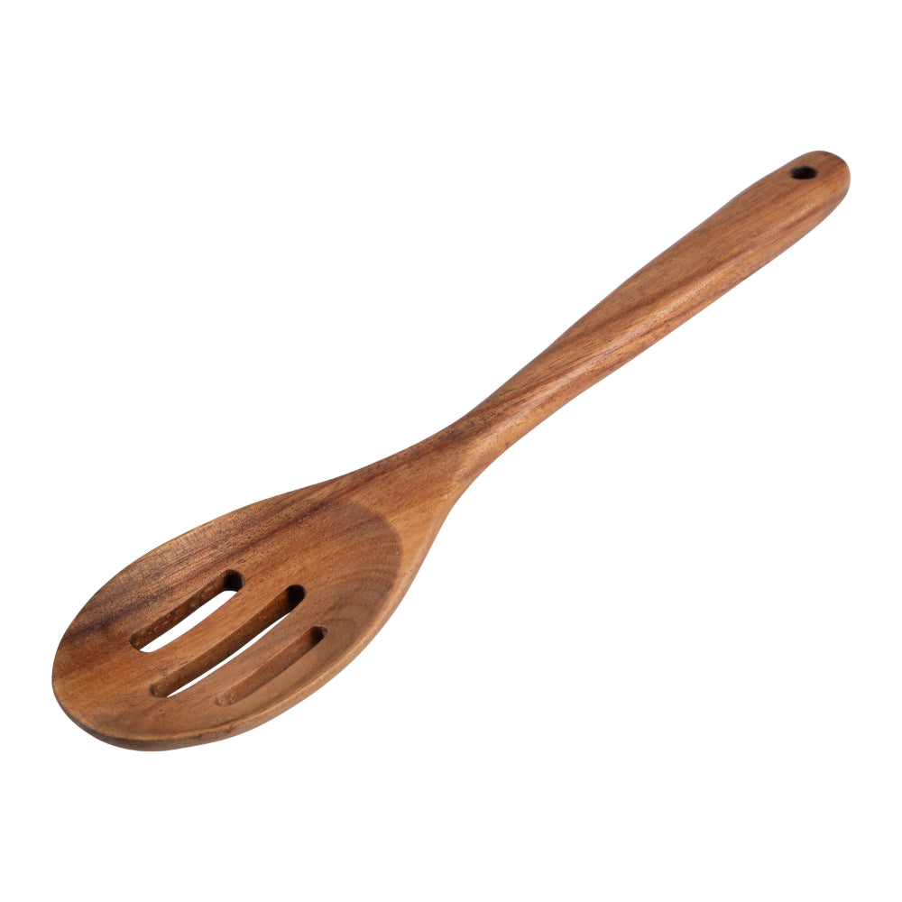 Alfresco Lane Acacia Wood Slotted Spoon 33cm