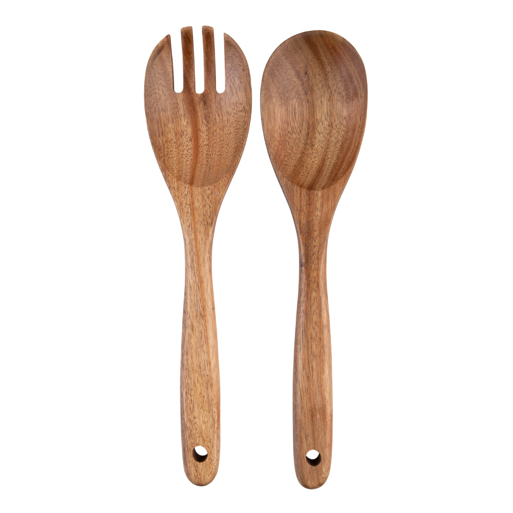 Alfresco Lane Acacia Wood Salad Servers Set of 2 28cm