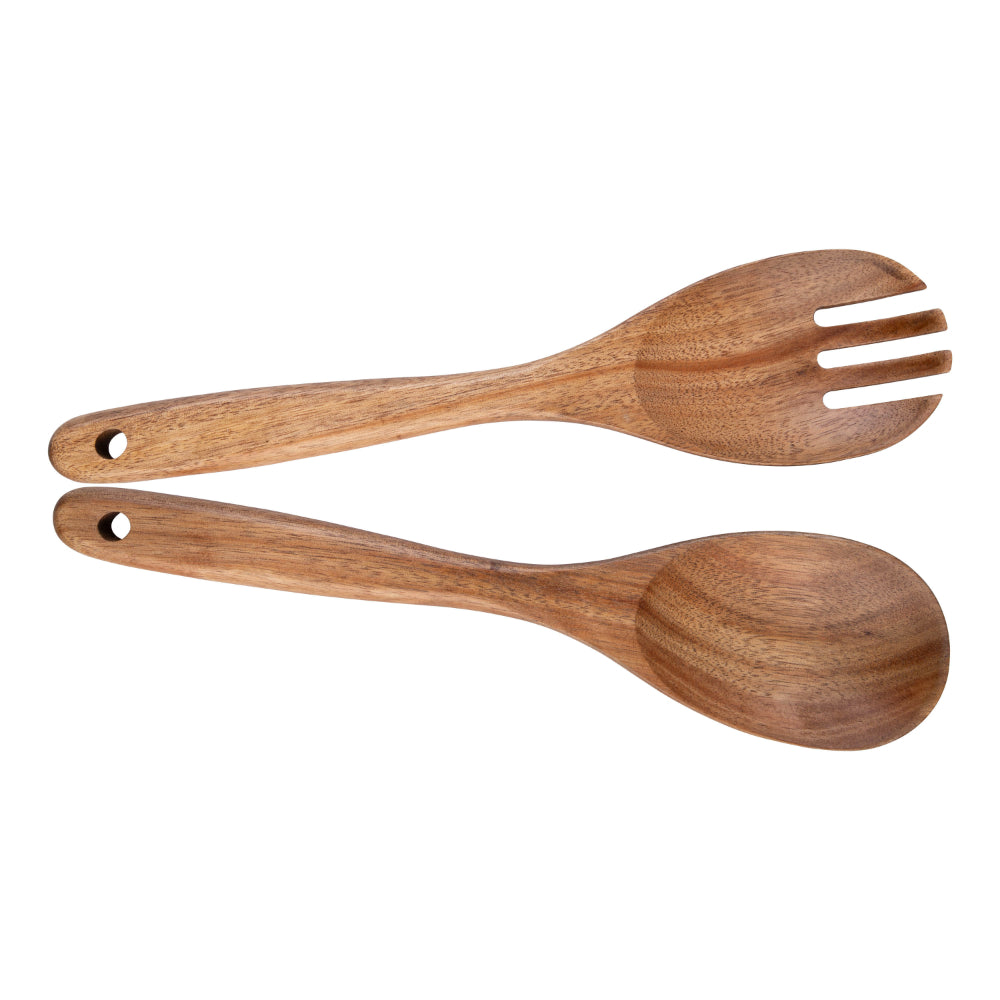 Alfresco Lane Acacia Wood Salad Servers Set of 2 28cm