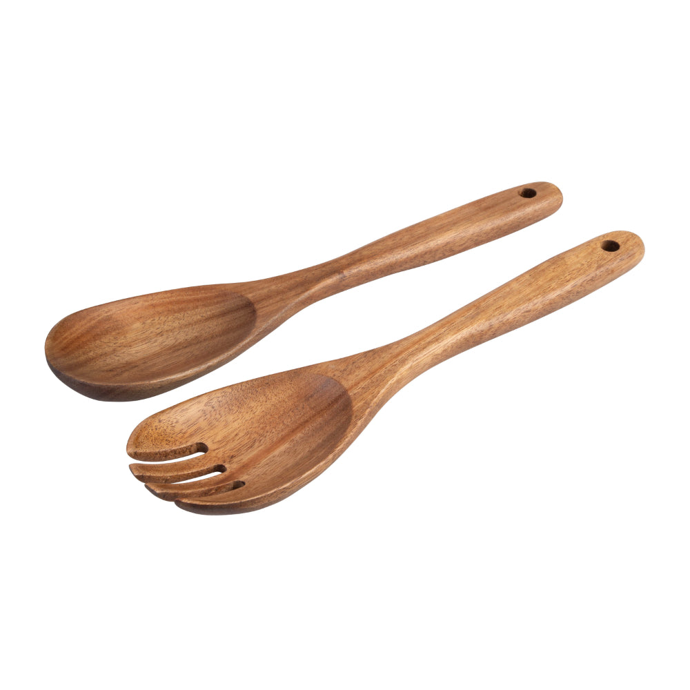Alfresco Lane Acacia Wood Salad Servers Set of 2 28cm