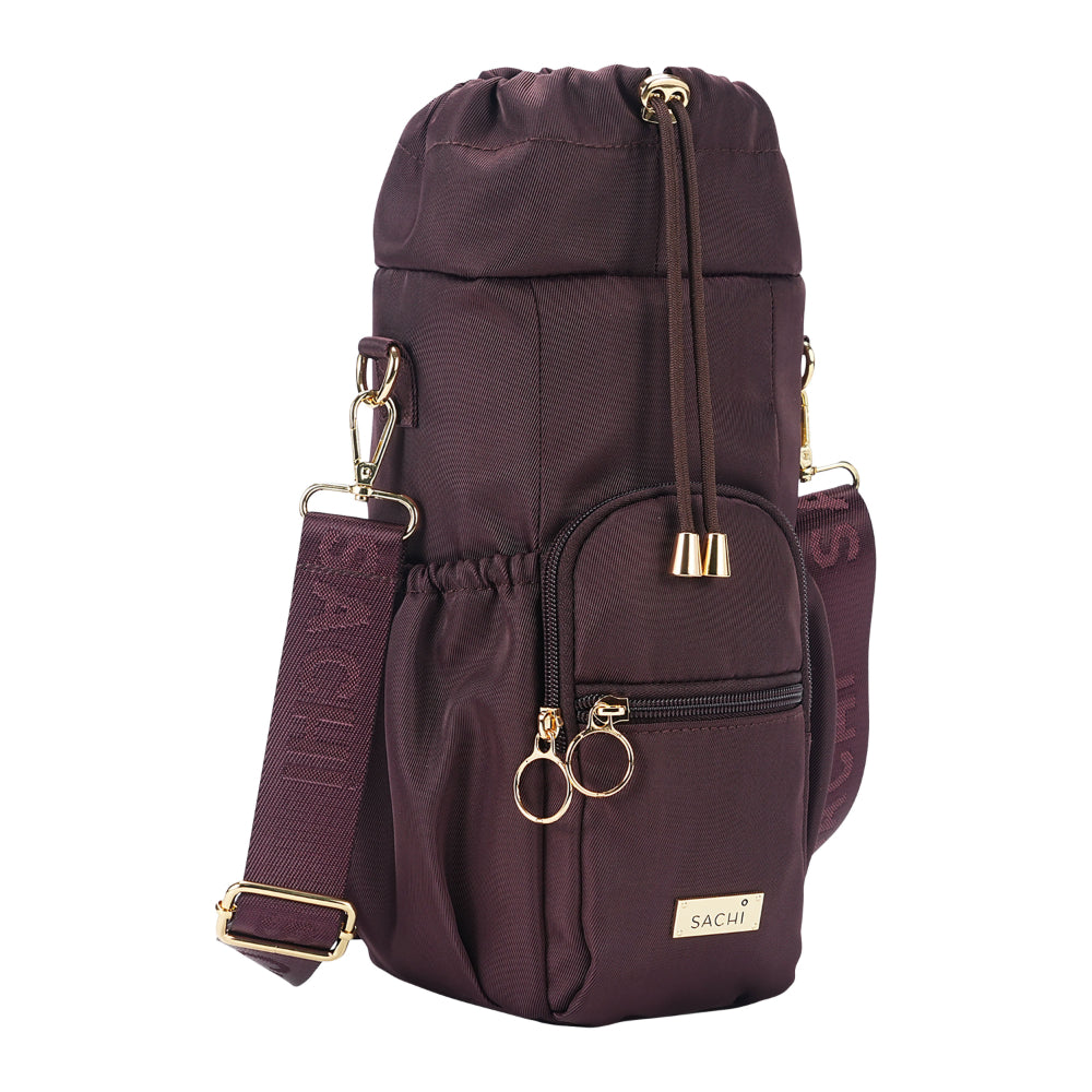 Sachi Crossbody Insulated Bottle Bag Bordeaux