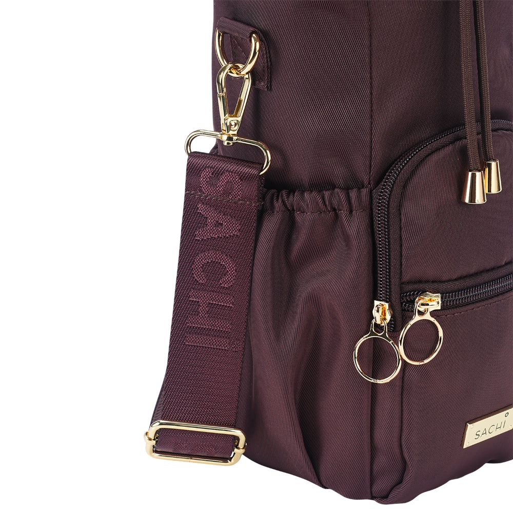 Sachi Crossbody Insulated Bottle Bag Bordeaux