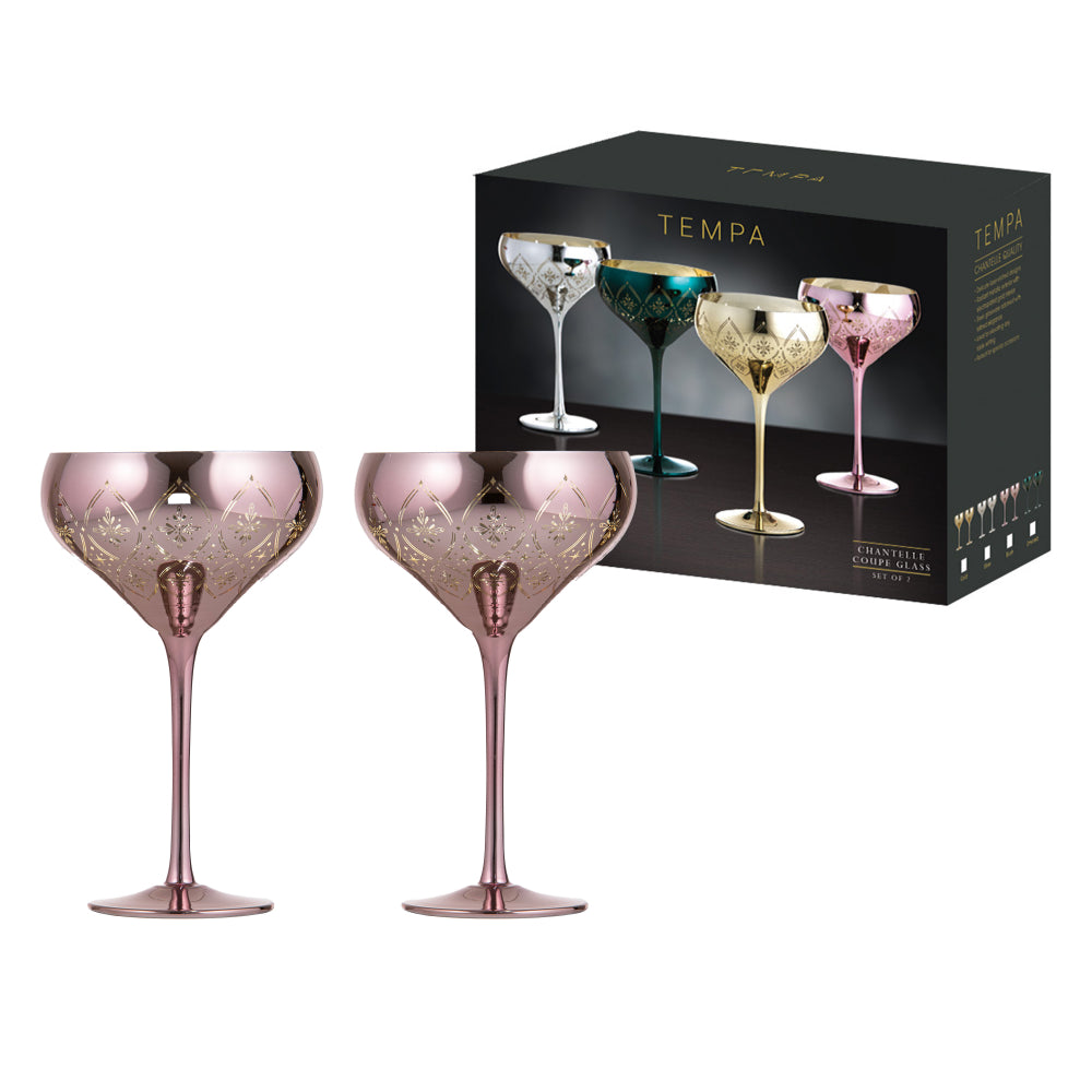 Tempa Chantelle 2 Piece Cocktail Glass Set