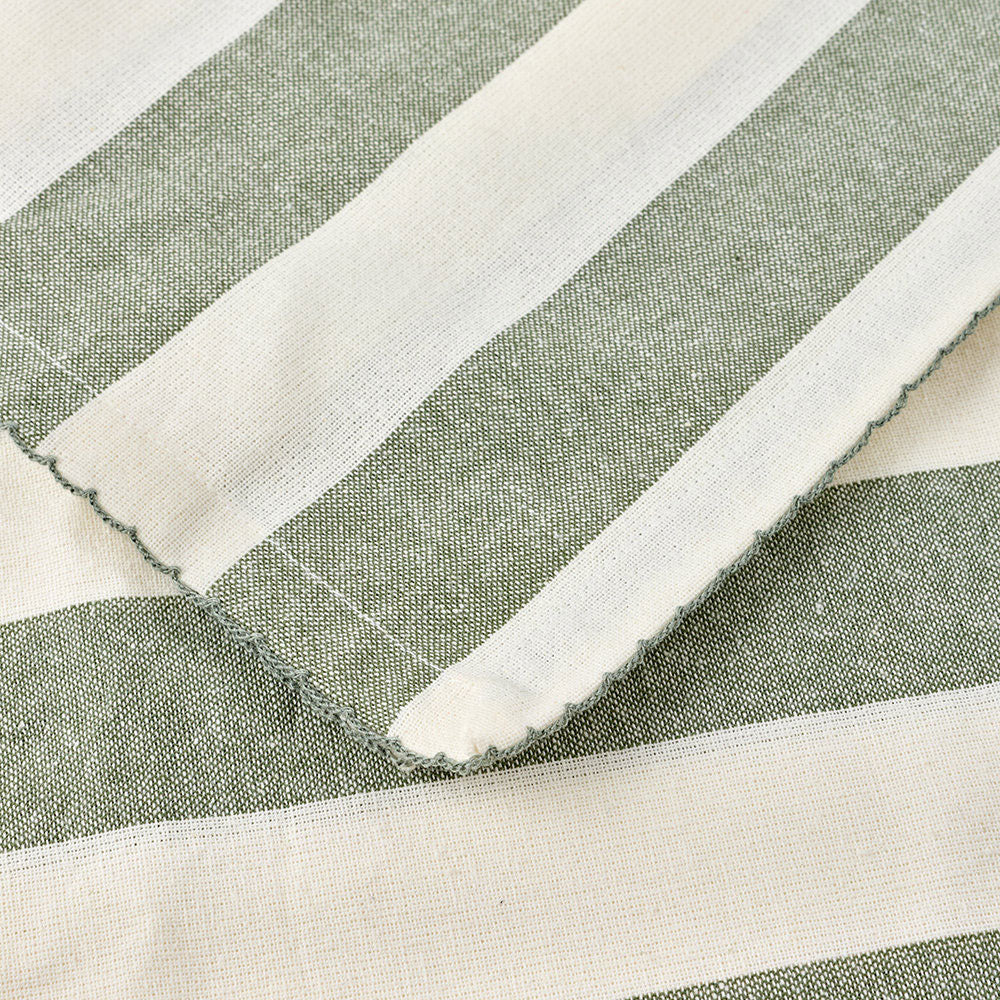 Salt & Pepper Taylor Stripe Tablecloth 150 x 230cm