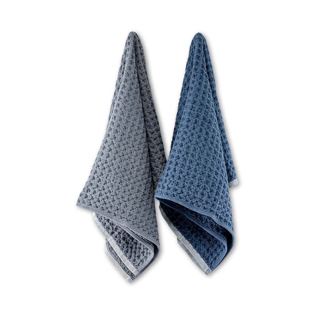 Salt & Pepper Waffle Tea Towel Set of 2