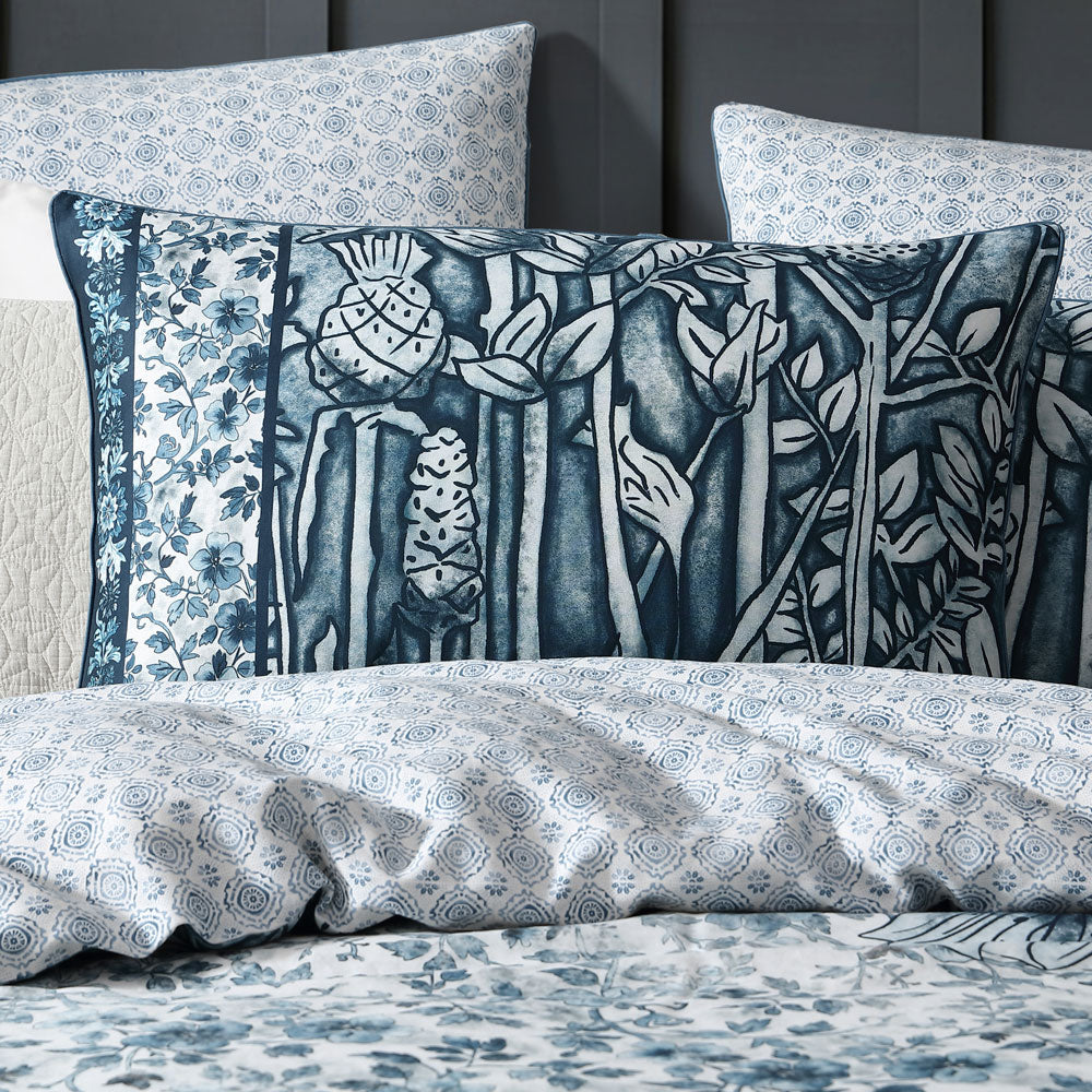 Logan & Mason Chloris Ink Quilt Cover Set
