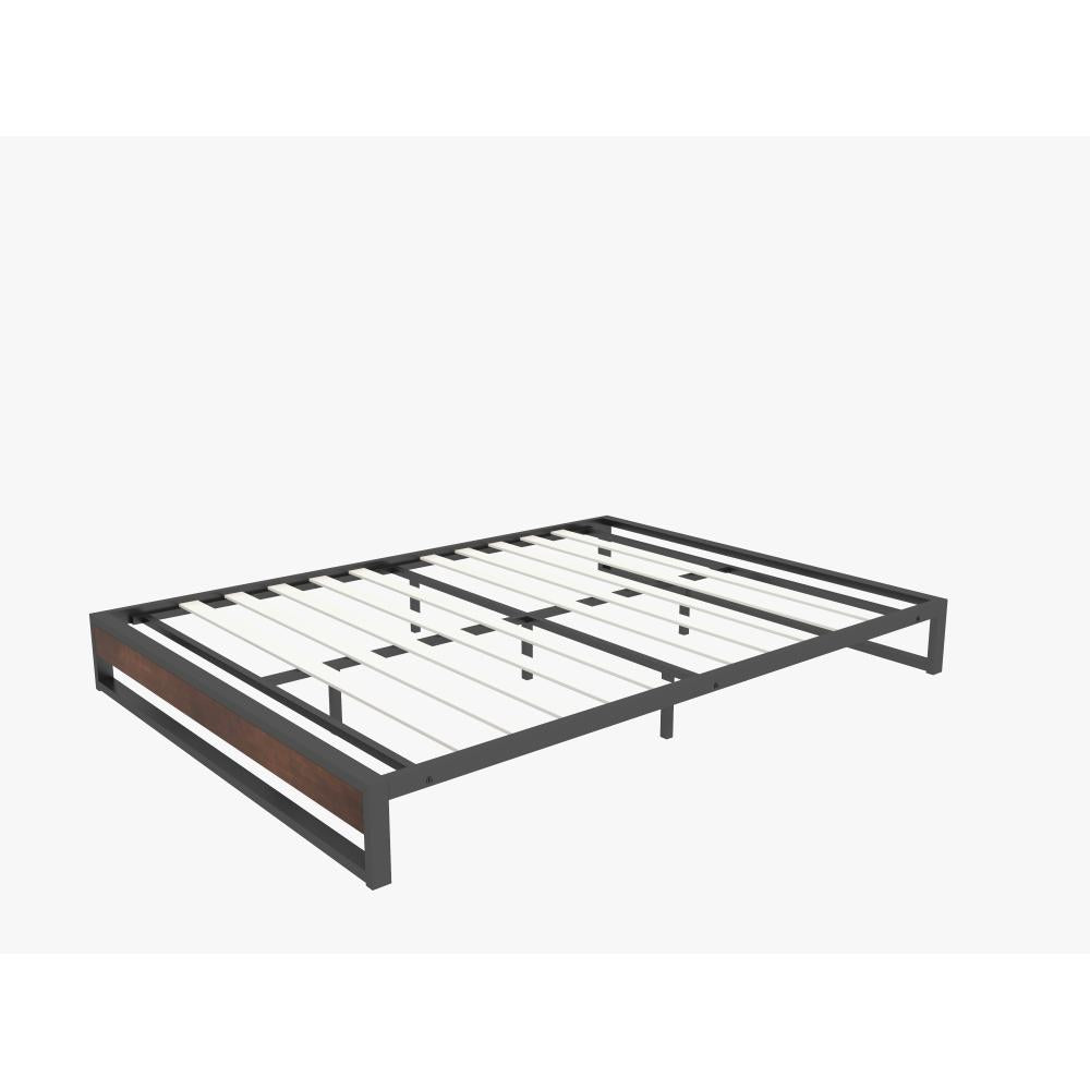 Milano Decor Sorrento Metal And Wood Bed Base Single - MyHouse