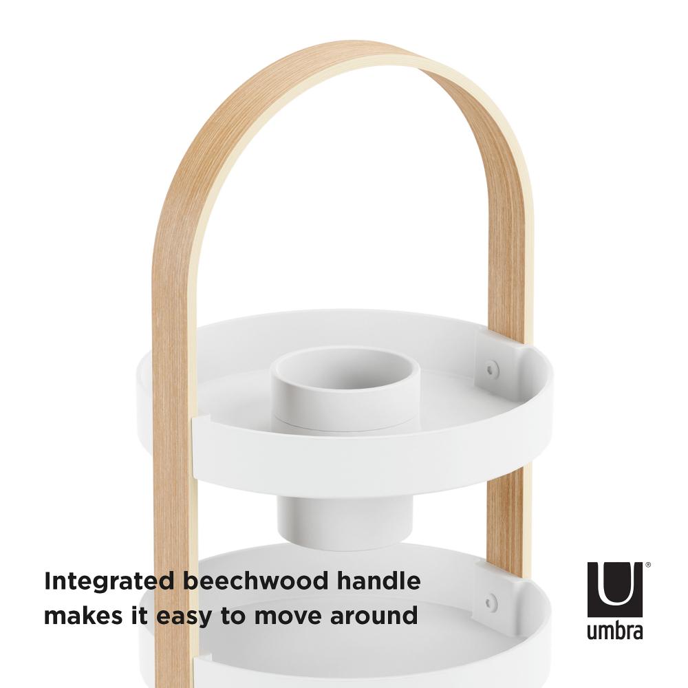 Umbra Bellwood Cosmetic Organizer White/Natural