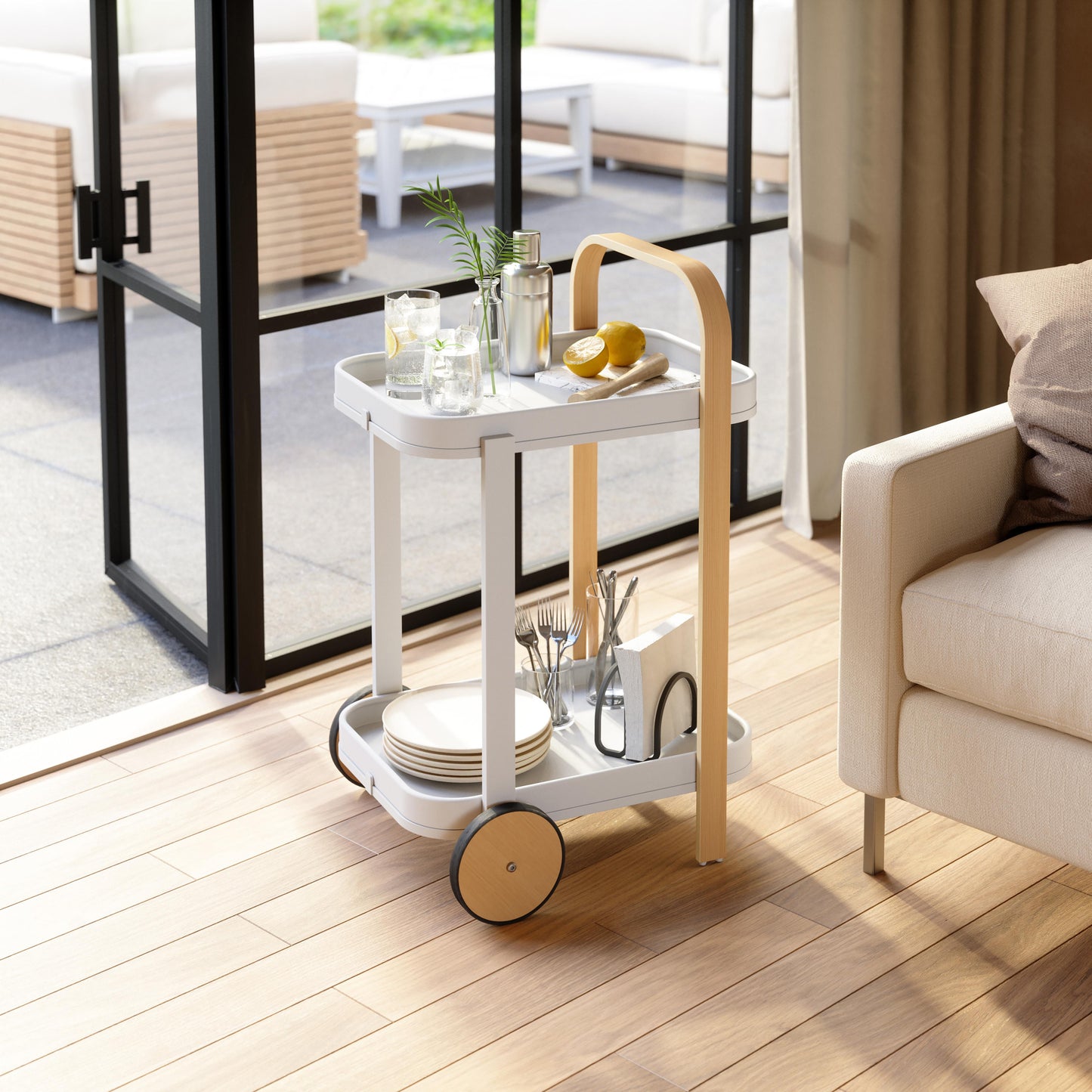 Umbra Bellwood Bar Serving Cart