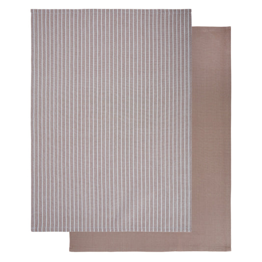 Davis & Waddell Butcher Set Of 2 Stripe Tea Towels