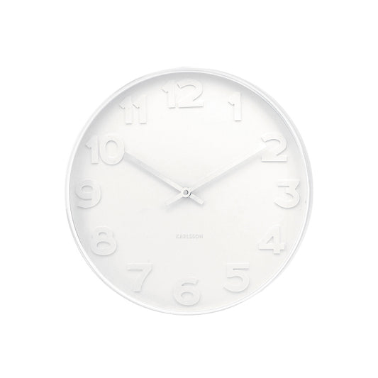 Karlsson Mr White Wall Clock Small at MyHouse