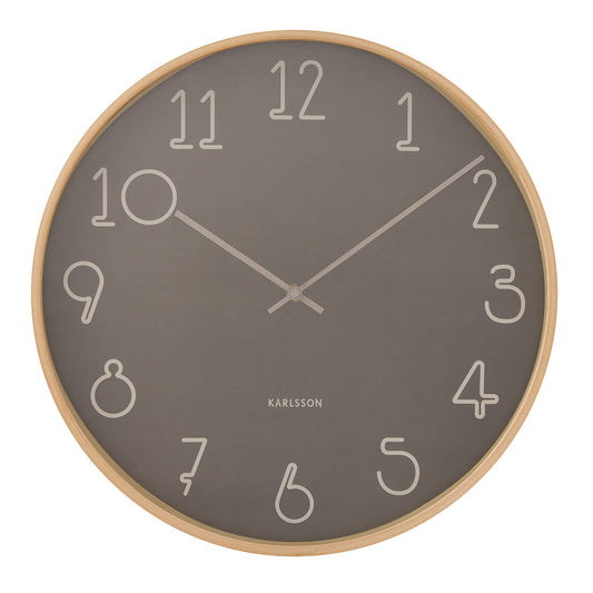 Karlsson Sencillo Wall Clock 40cm dark Grey at MyHouse