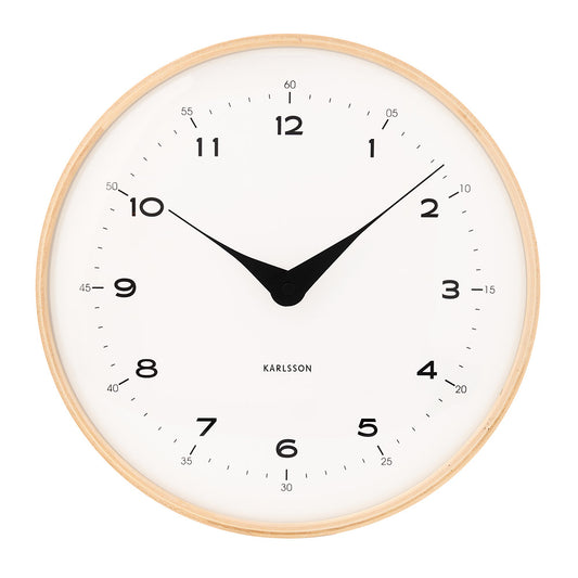 Karlsson Oasado Dome Wall Clock 30cm White at MyHouse
