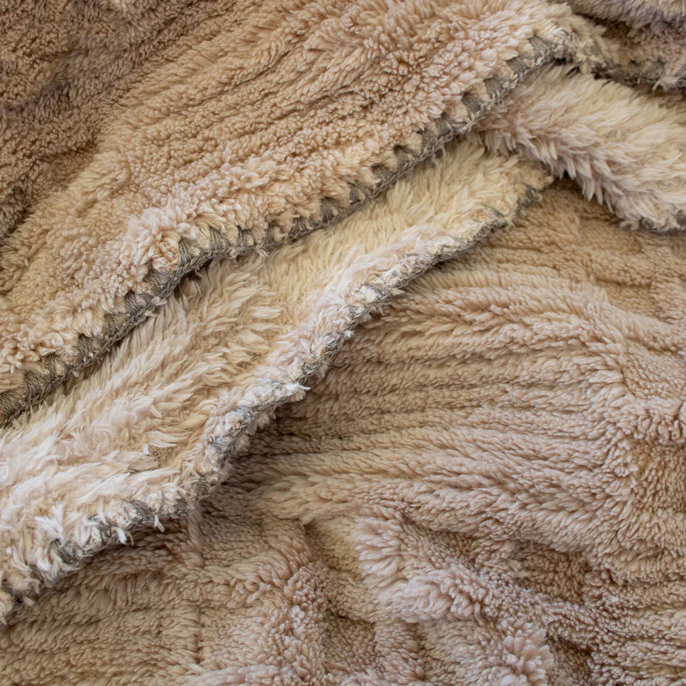 Bambury Lattice Sherpa Blanket