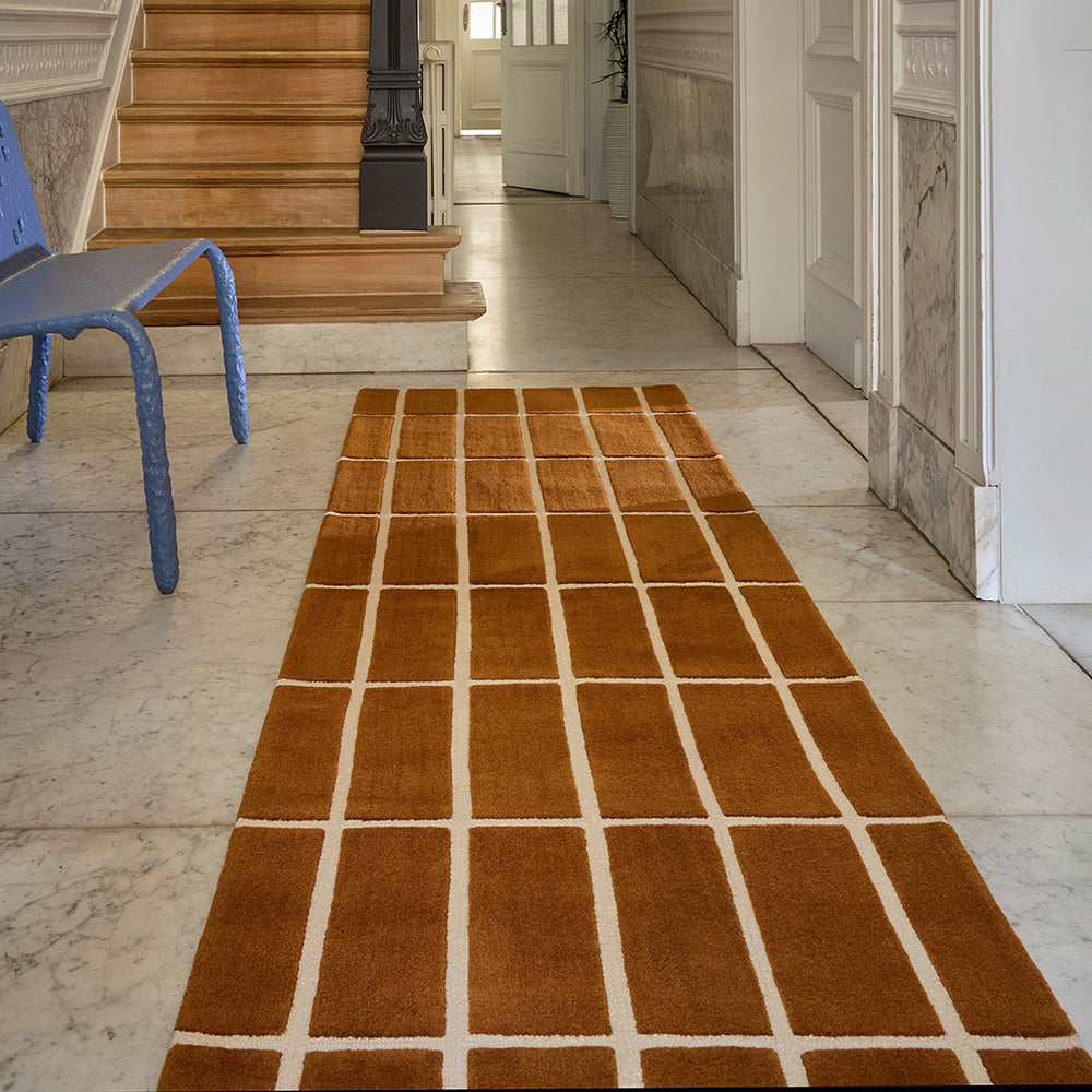 Marimekko Tiiliskivi Rug Brown
