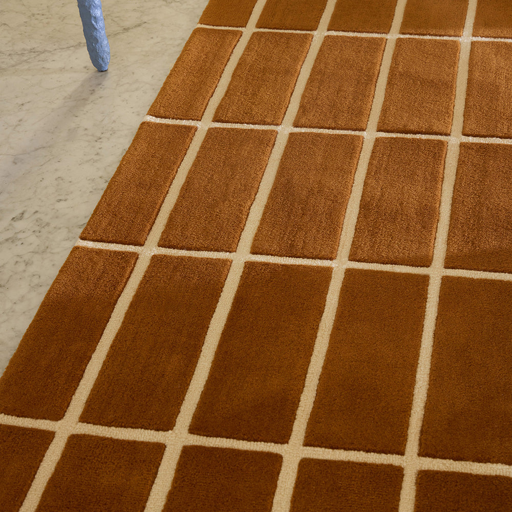 Marimekko Tiiliskivi Rug Brown