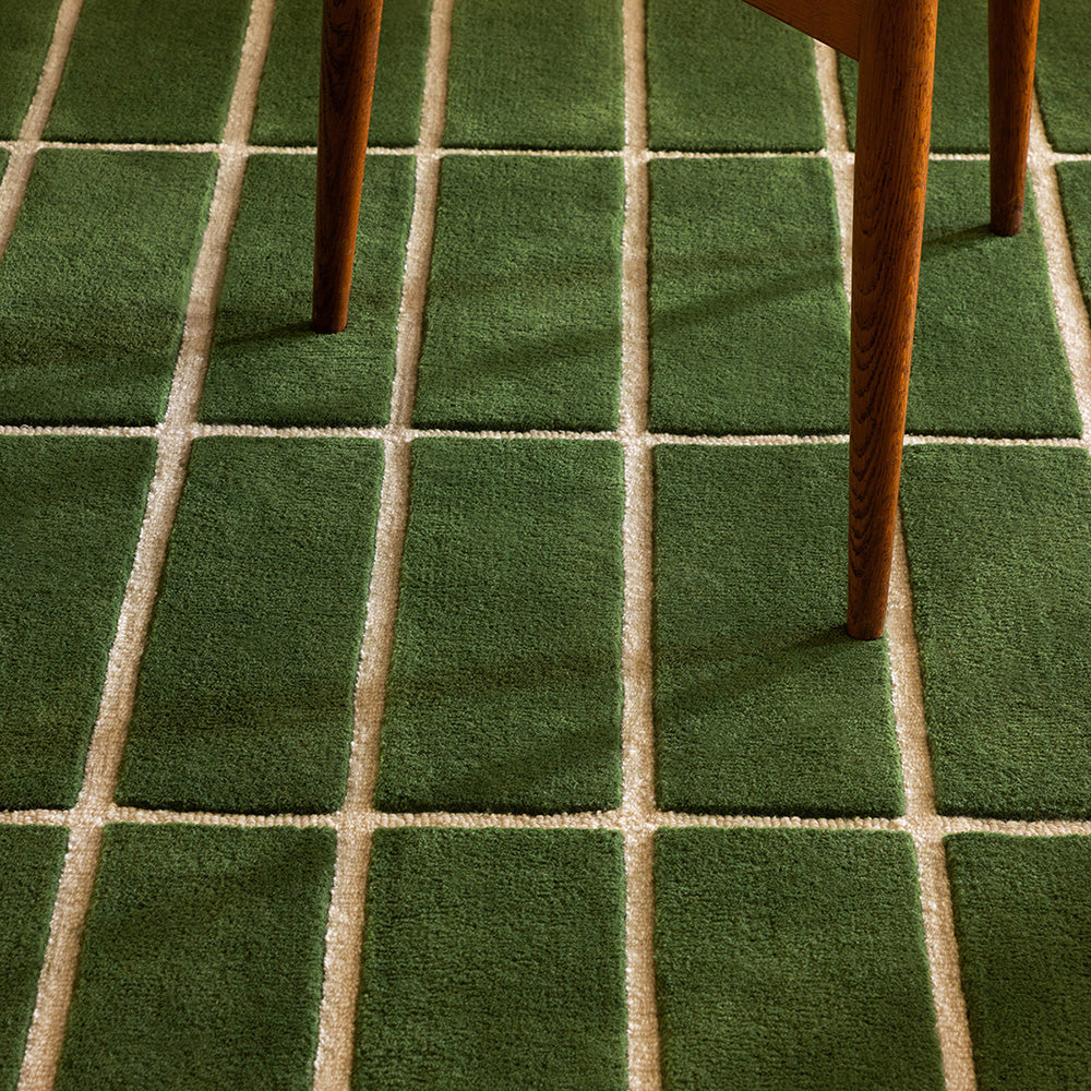 Marimekko Tiiliskivi Rug Green