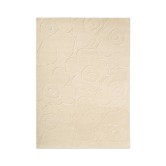Marimekko Piirto Unikko Rug Natural White