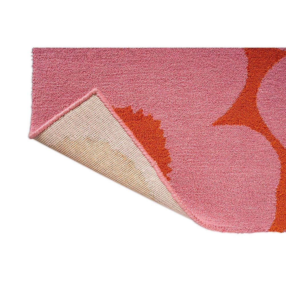Marimekko Unikko Outdoor Rug Pink Orange