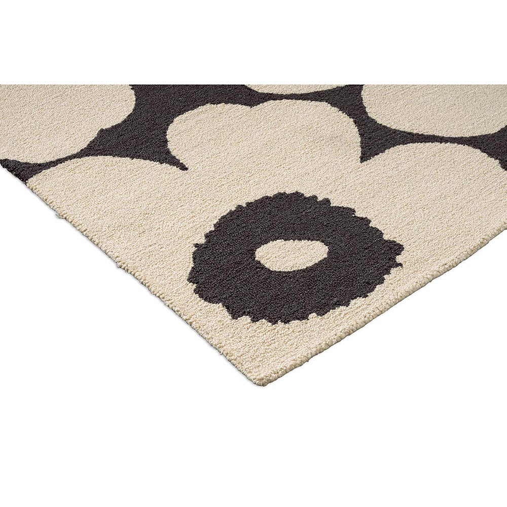 Marimekko Unikko Outdoor Rug Charcoal White