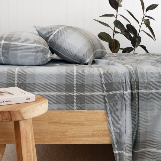 Bambury Harrison Flannelette Sheet Set