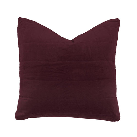 Bambury Nuno Square Cushion Sangria