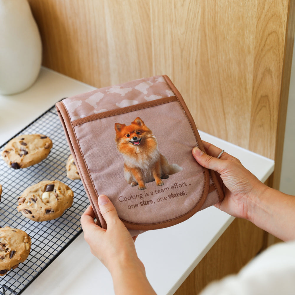 Splosh Cooks Companion Pomeranian Oven Mitt