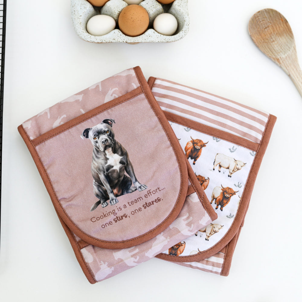 Splosh Cooks Companion Staffy Oven Mitt