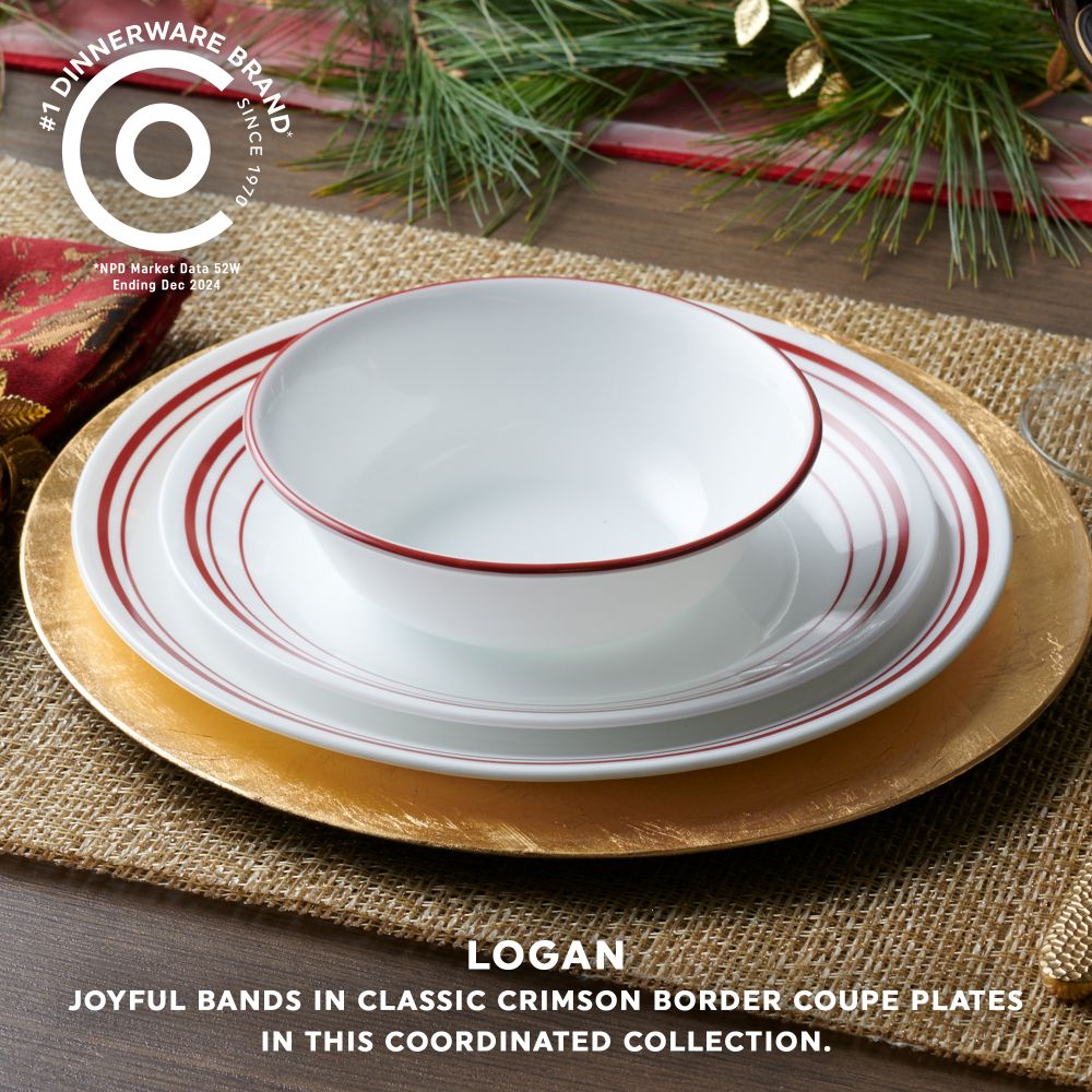 Corelle Logan 12 Piece Dinner Set