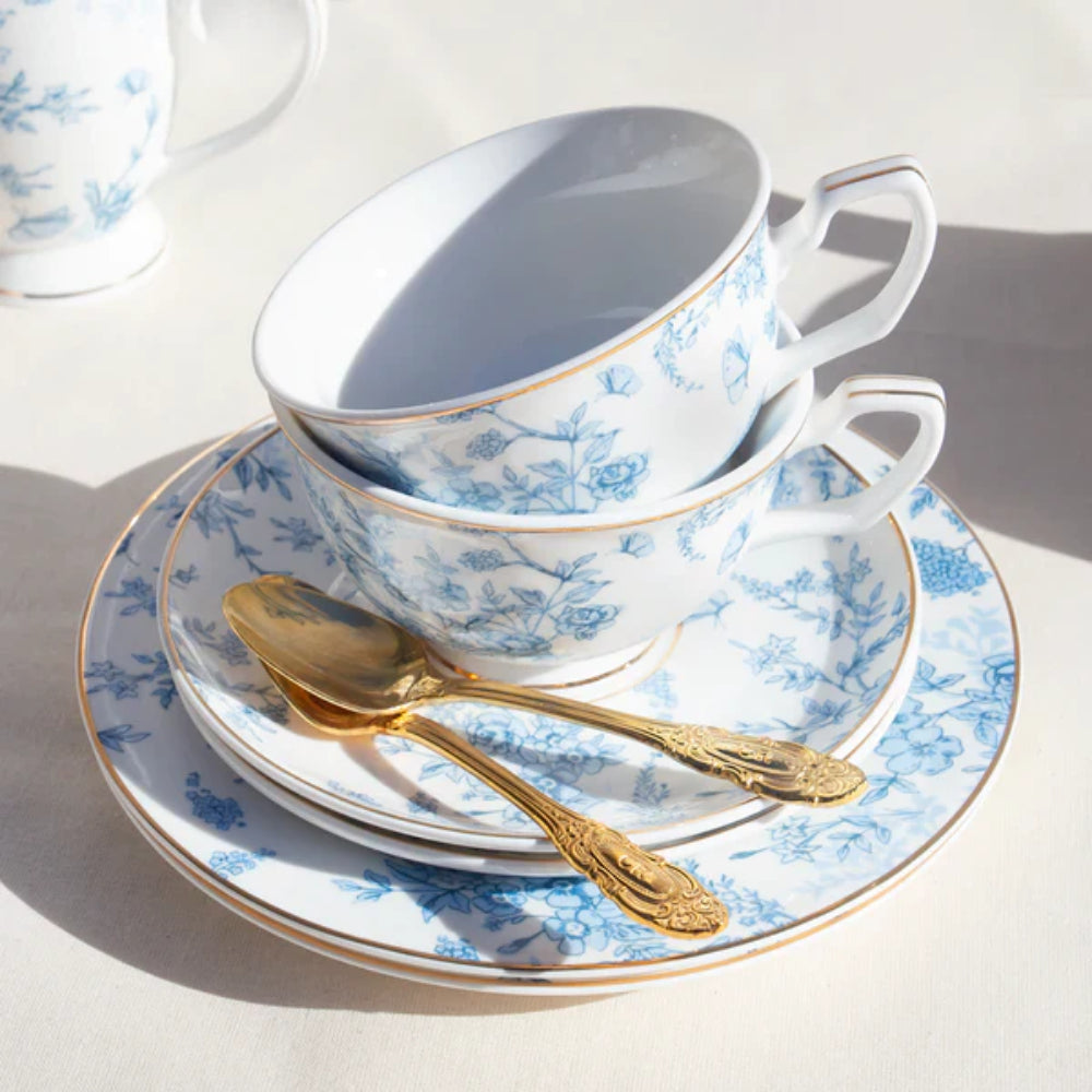 Cristina Re French Toile Teacup & Saucer